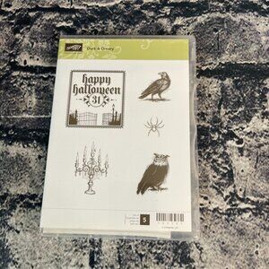 Stampin Up  DARK & DREARY 5pc Stamp Set 121151